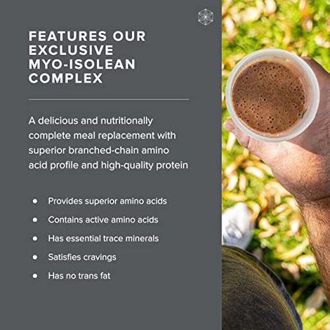 IsaLean Shake – Pó de Proteína Nutritivo para Shake Pronto para Beber – Saboroso Chocolate Holandês Cremoso, 14 Pacotes - Isagenix
