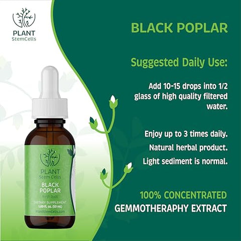 PSC Plant Stem Cells - Células-tronco vegetais Gemoterapia Embriônica de Choupo Negro | Digestivo – 30ml