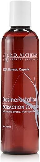 R.D. ALCHEMY - RD ALCHEMY – Solução Desincrustante/Fluido Descamante para suavizar e abrir os poros, remover cravos e facilitar extrações. Perfeito para Esteticistas ou uso doméstico
