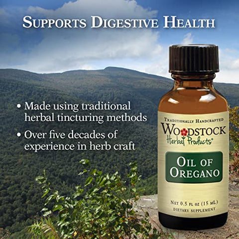 WOODSTOCK HERBAL PRODUCTS - Óleo de Orégano, 15 ml – Potencialize sua saúde com o Óleo de Orégano 100% natural