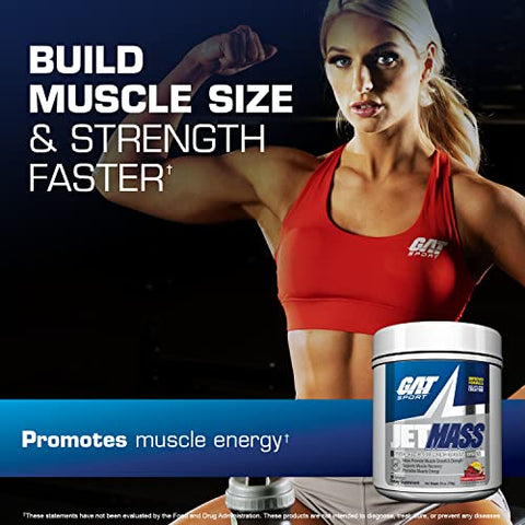 JetMass Sistema de Creatina Volumizante de Ação Rápida, 30 Porções (Tropical Ice) - GAT SPORT