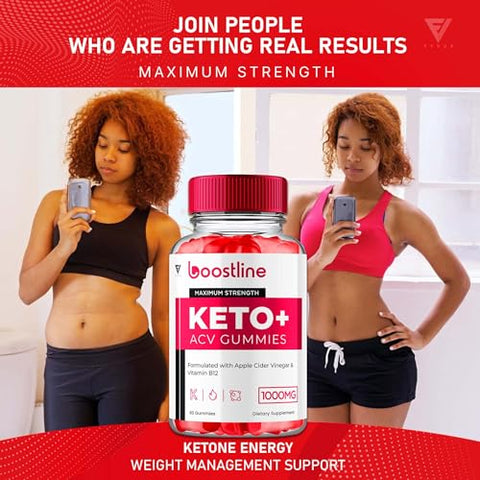Fyvus - (3 Pacotes) Gomas Boostline Keto Plus ACV, Gomas Boost Line Keto ACV Avançadas com Vinagre de Maçã 1000MG Suplemento Vitamínico para Mulheres e Homens, Boostline Keto ACV Máxima Potência (180…)