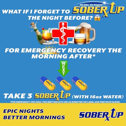 SOBER UP - Remédio de Máxima Potência – Marca: Maximum Strength – 30g