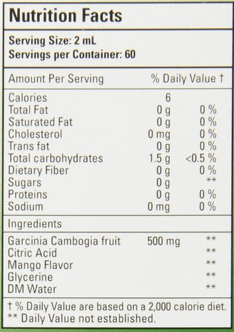 Garcinia Cambogia Líquido, 4 fl oz (118 ml) – Potente Suplemento para Perda de Peso e Controle de Apetite - Bio Nutrition