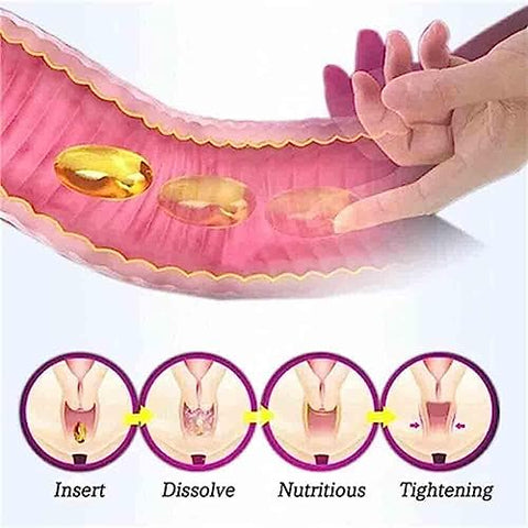 Dmqwhtj - Cápsulas Naturais de Reparo Vaginal, Parador Instantâneo de Coceira – Marca: Natural Repair