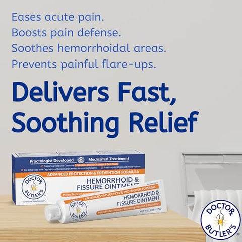Doctor Butler's - Doctor Butler’s Avançado Hemorroida – Tratamento Eficaz em Creme 30g