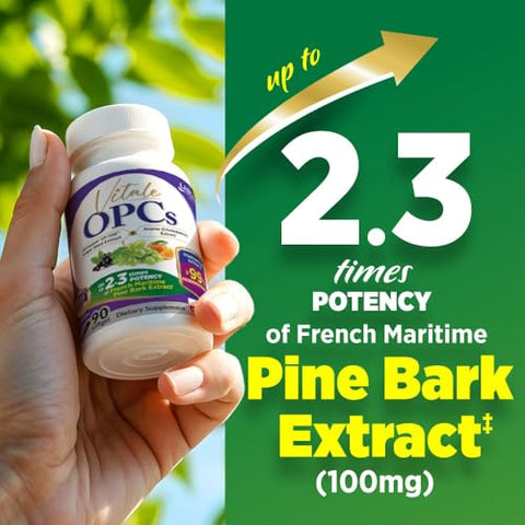 Vitale OPCs | Extrato Premium de Semente de Uva Europeia com Aronia, Bioflavonoides Cítricos | Suporta Circulação, Saúde da Pele e Proteção Celular | 100%% polifenóis - LABO Nutrition