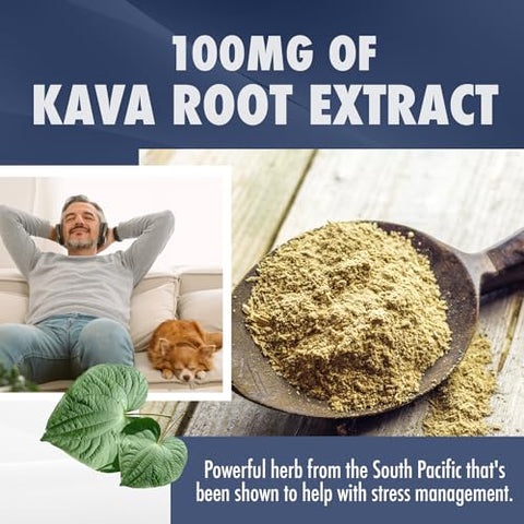 DR. EMIL NUTRITION - Elite 5-HTP 200 MG com Extrato de Raiz de Kava, Magnésio – Potencialize seu Bem-Estar!