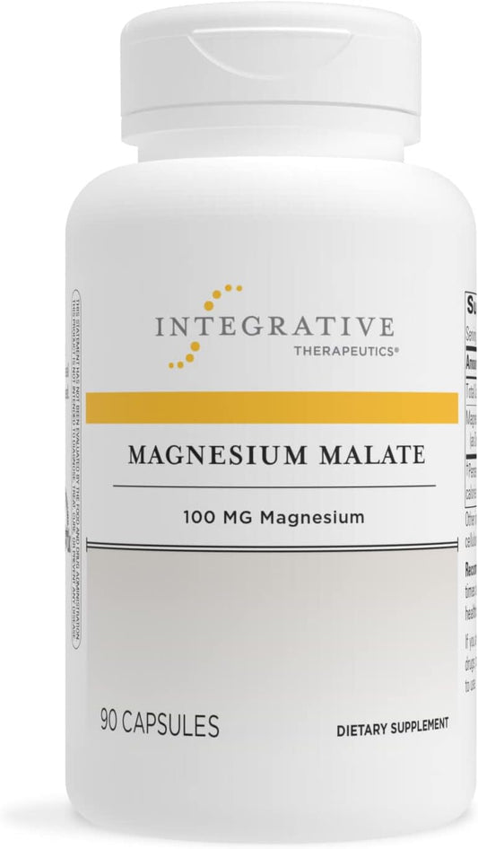 Magnesium Malate – Suplemento com Magnésio Elemental – Suporta o Metabolismo Celular – Vegano, Sem Glúten – 60 cápsulas - Integrative Therapeutics
