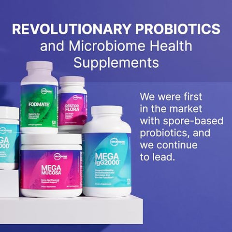 MegaMarine Ômega 3 – Suplemento de EPA DHA Específico para o Intestino – Apoio à Saúde Intestinal – Reforça o Sistema Imunológico - Microbiome Labs