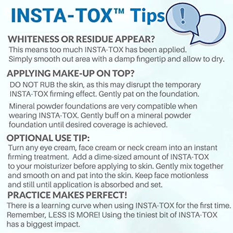 INSTA-TOX – Soro Facial Instantâneo para Suavizar Rugas – Melhora a Aparência de Linhas Finas – 30g - Serious Skincare