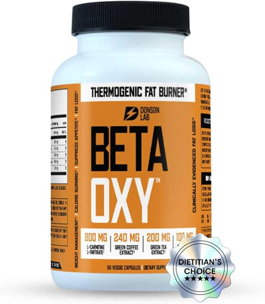 Donson - BetaOxy Queimador de Gordura – Potencialize sua Queima de Gordura com Eficácia – 60 cápsulas