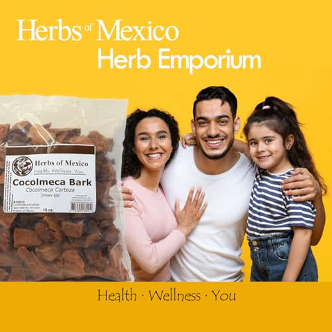 Herbs of Mexico - Casca de Cocolmeca 454g (Pacote de 1) – Benefícios para a saúde e bem-estar