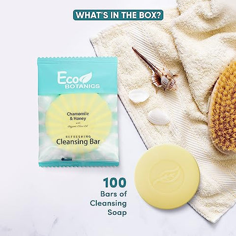 Sabonete em Barra de Limpeza Eco Botanics Tamanho Viagem 15 ml (Caixa com 100 unidades)