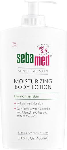SEBAMED - Sebamed Loção Hidratante com Bomba pH 5.5 para Pele Sensível – Dermatologicamente Recomendada – 400ml