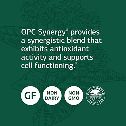 Standard Process Inc. - Standard Process OPC Synergy – Saúde Cognitiva, Suporte para o Cérebro e Olhos com Mirtilo, Extrato de Semente de Uva, Chá Verde em Pó e mais