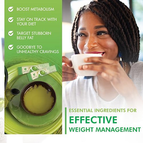 Javita - Chá Verde Japonês Premium Lean Green com Garcinia Cambogia – Super Citrimax – 100% Natural – 50g