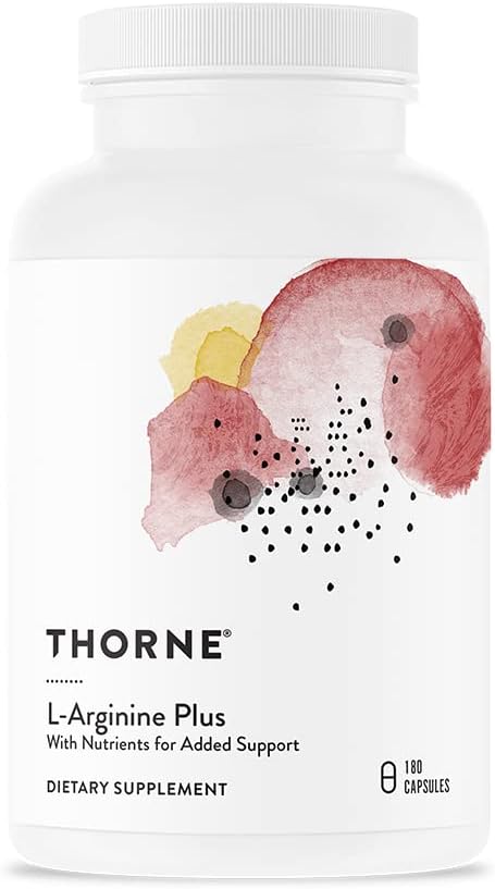 L-Arginine Plus – Suporte à Função Cardíaca, Produção de Óxido Nítrico e Fluxo Sanguíneo – 180 cápsulas - THORNE