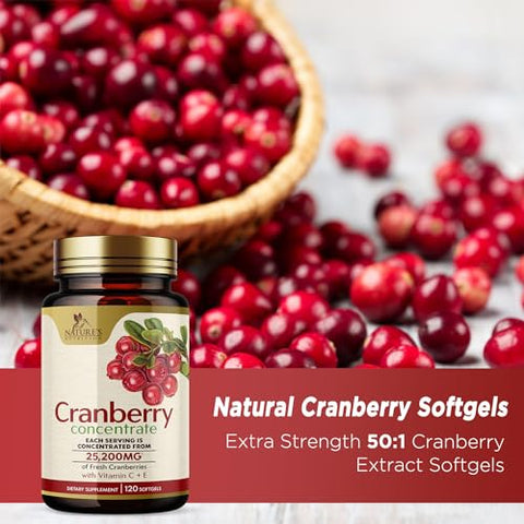 Nature's Nutrition - Concentrado de Cranberry: Suplemento de Extrato para Mulheres – 100g