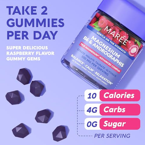 Gummies de Magnésio para Calma – 60 gummies - MAREE