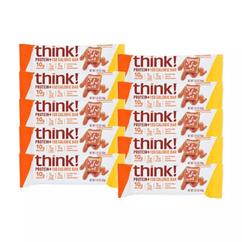 thinkThin - Think Thin Barra de Proteína Sabor Caramelo Salgado 40g – Think Thin