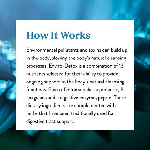 Nature's Sunshine - Nature’s Sunshine Enviro-Detox | 100 Cápsulas | Remove Poluentes e Toxinas, Estimula a Digestão | Suporte para Limpeza Normal | Marca: Nature’s Sunshine