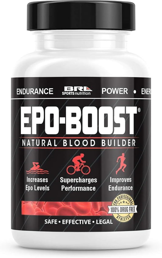 EPO-Boost - Suplemento de Ferro Natural para Construção de Sangue. Suporte RBC com Equinácea, Fabricado nos EUA