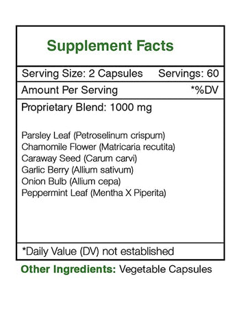 Secrets of the Tribe - Segredos da Tribo – Fórmula Resgate Intestinal, Gases e Inchaço, Suplemento Herbal (120 Cápsulas)