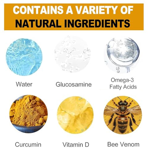 MOYATAVX - Creme de Veneno de Abelha da Nova Zelândia 3PCS: Gel Profissional de Propolis para Articulações de Pescoço, Joelho, Ombro, Cintura e Perna – Marca Bee Venom Cream