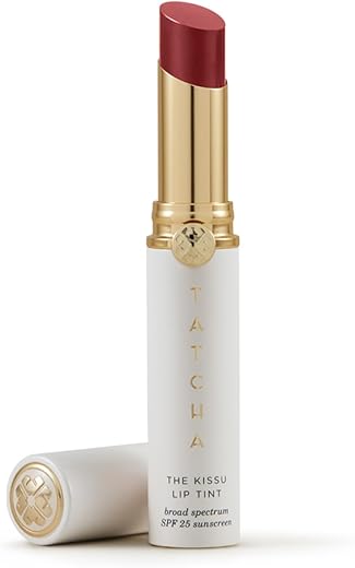 TATCHA - Protetor Labial Tonalizante Hidratante Kissu SPF 25 – Camellia | 4g