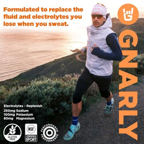 Hydrate – Pó de Eletrólitos para Hidratação durante o Exercício, Certificado NSF Sport, Solução de Eletrólitos, Performance - Gnarly Nutrition
