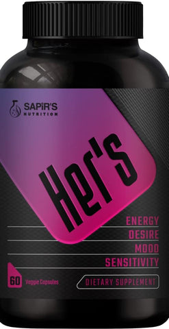 Sapir's Nutrition - Aumente a Paixão e o Desejo com o Estimulante de Libido Feminino – Potencialize sua Vida Sexual