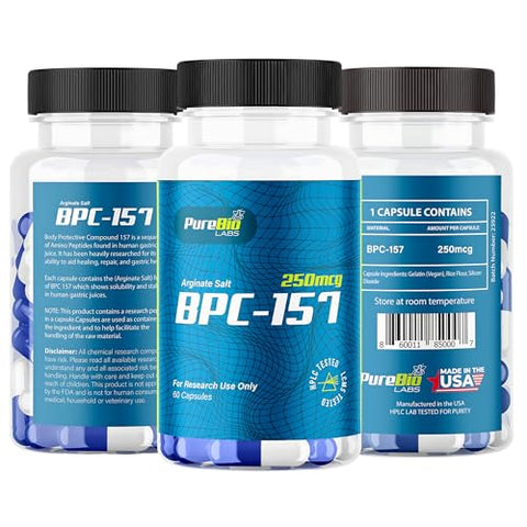 Pure Bio Labs - BP-C157 Peptide Compound Pro: Potencialize a Reparação Muscular com Eficiência