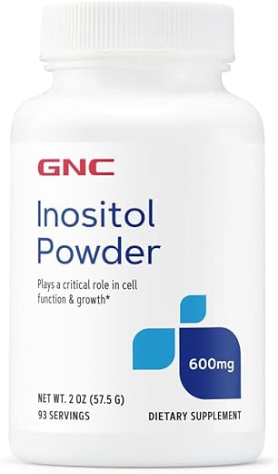 Inositol em Pó 600mg – 2 oz (56g): Benefícios para a Saúde e Bem-Estar - GNC
