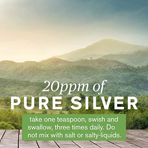 Nature's Sunshine - Nature’s Sunshine Silver Shield Líquido 473ml | Prata Coloidal Líquida com Tecnologia Aqua Sol Oferece Suporte Imunológico e Proteção