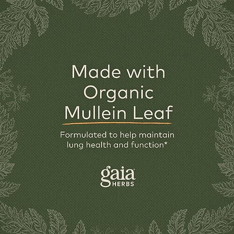 Suplemento Gaia Herbs Mighty Lungs – Suporte Pulmonar para Manter a Saúde dos Pulmões
