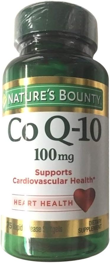 Nature's Bounty - Nature’s Bounty Co Q-10 100 mg Softgels 75 un (Pacote com 5) – Comprimidos de Coenzima Q-10 de 100 mg da Nature’s Bounty (75 un)