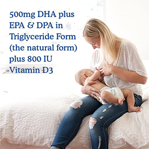 DHA Ômega-3 para Gestantes – 550mg DHA – Óleo de Peixe - Garden of Life