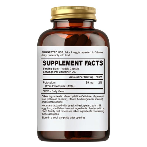 oppuland - Potássio Citrato 99mg | Suplemento de Potássio | Suporte Nervoso | Marca: Support Nerve
