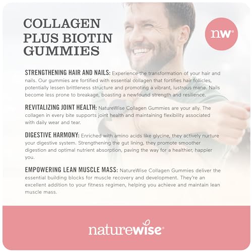Gomas de Colágeno – Sabor Morango Limão – Tipo 1 – 60 g - NatureWise