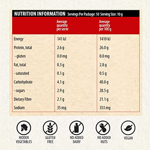 Pó de Vegetais para Crianças Veggie Boost Probióticos Fibras Super Verdes Proteína de Ervilha Suplemento Nutritivo Saboroso 100g - Mavella