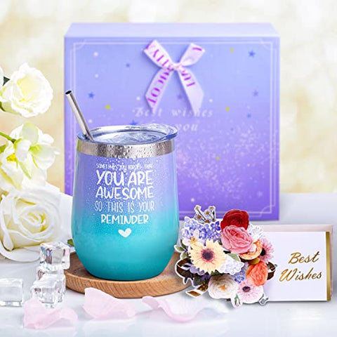 LUCOTIYA - Presentes para Mulheres, Kit de Presente de Aniversário para Mulheres, Cuidados Pessoais, Cesta de Presente para Mulheres, Ela, Amigas, Mãe, Esposa, 11 peças, Lavanda Roxa, Dia das Mães, Presentes para Mulheres