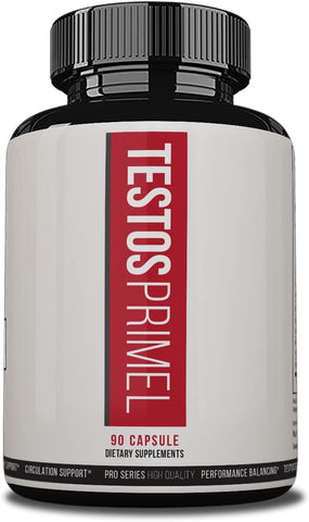 Zonata - Testos Primel Advanced Formula – Testoprime Testo Prime 90 Cápsulas | Fórmula Avançada | Aumento de Testosterona | Energia e Desempenho | 90 Cápsulas