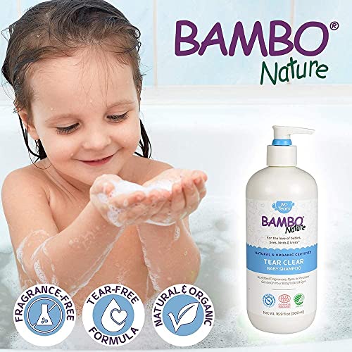 Shampoo para Bebê, 500ml, Fórmula Suave e Transparente - Bambo Nature