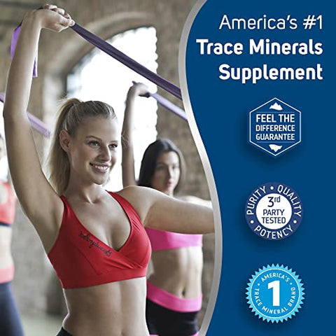 Suplemento Dietético de Ferro Iônico Líquido | Suporta Função Cognitiva, Produção de Energia e Manutenção Ótima do Sistema Imunológico | 1,9 Ounce 22 mg por Porção (2 Pacotes) - Trace Minerals