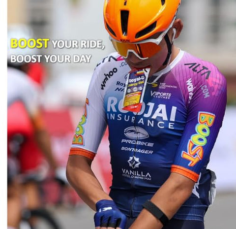 Royal-D - Géis Energéticos para Corrida – Gel Energético, Géis para Corrida, Géis Esportivos para Corredores, Gel Energético para Ciclismo – Sabores Variados (1,4 g, 5 Unidades – 20 Pacotes)