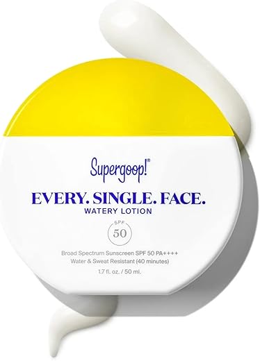 Lotion Facial Hidratante – 50g – FPS 50 PA – Proteção Solar Ampla – Água - Supergoop!