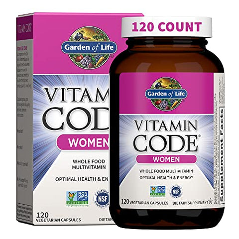 Vitamin Code Mulheres Multi 120 Cápsulas + D3 2000 UI 120 Cápsulas – Promoção! - Garden of Life