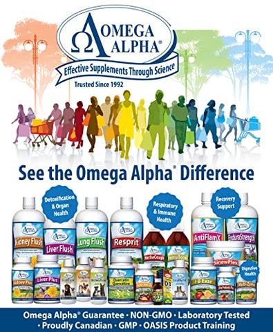 Omega Alpha - LUNG FLUSH – 500ml: Limpeza Pulmonar Potente para uma Respiração Saudável