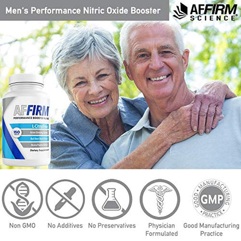 Affirm - AFFIRM Science – Suplemento Alimentar de L-Citrulina 750mg 150 Comprimidos (Fornecimento de 75 Dias) | Estimulador de Óxido Nítrico | Criado pelo Dr. Judson Brandeis